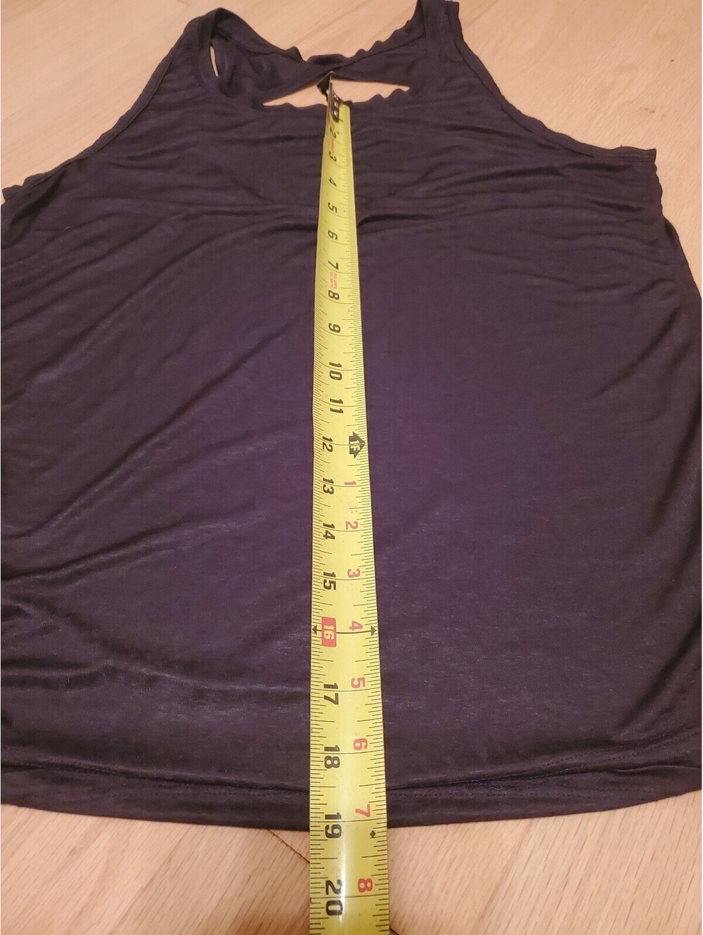 Black Racerback Tank Top - Picture 4 of 4